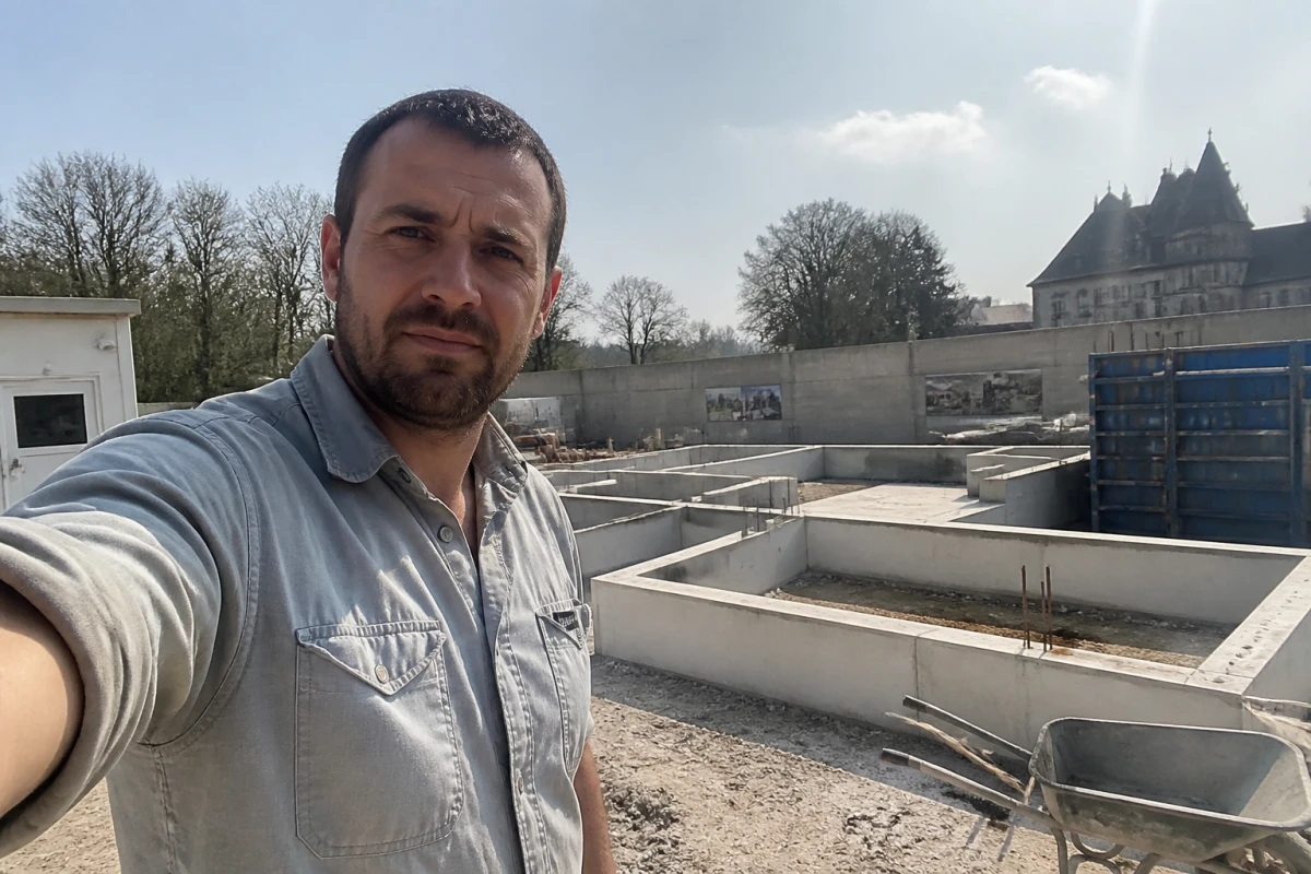 Entreprise de gros œuvre pour fondations de maison à Jallans